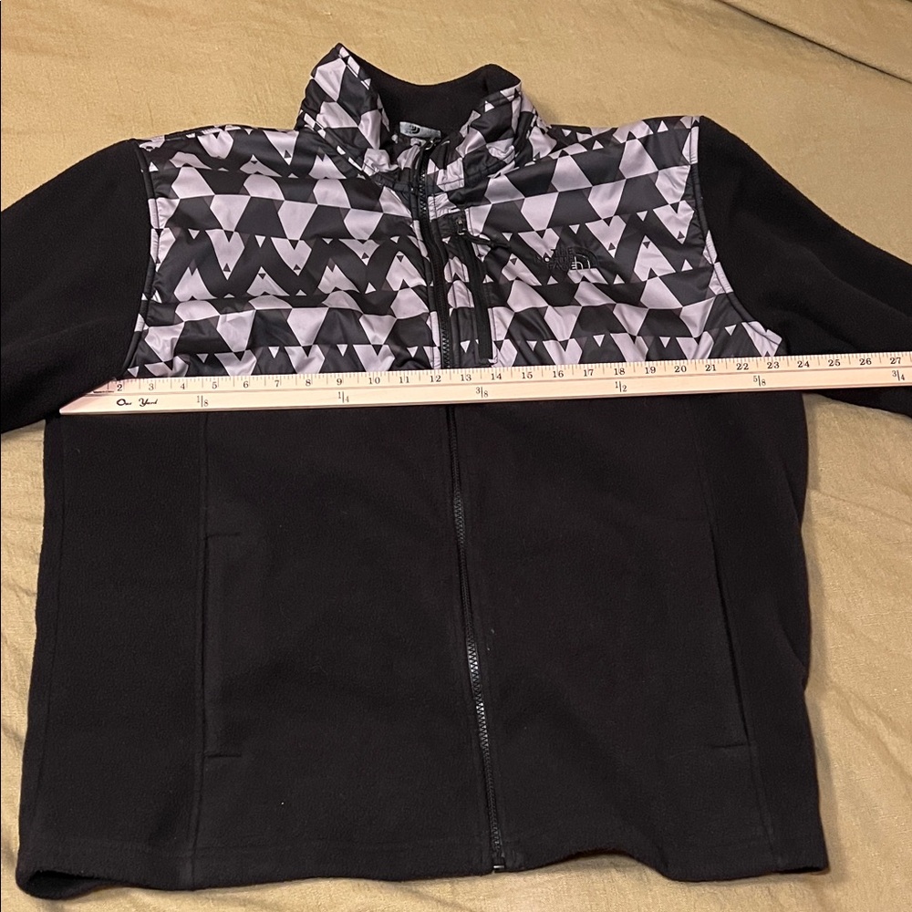 The North Face Black and Gray Fleece Jacket